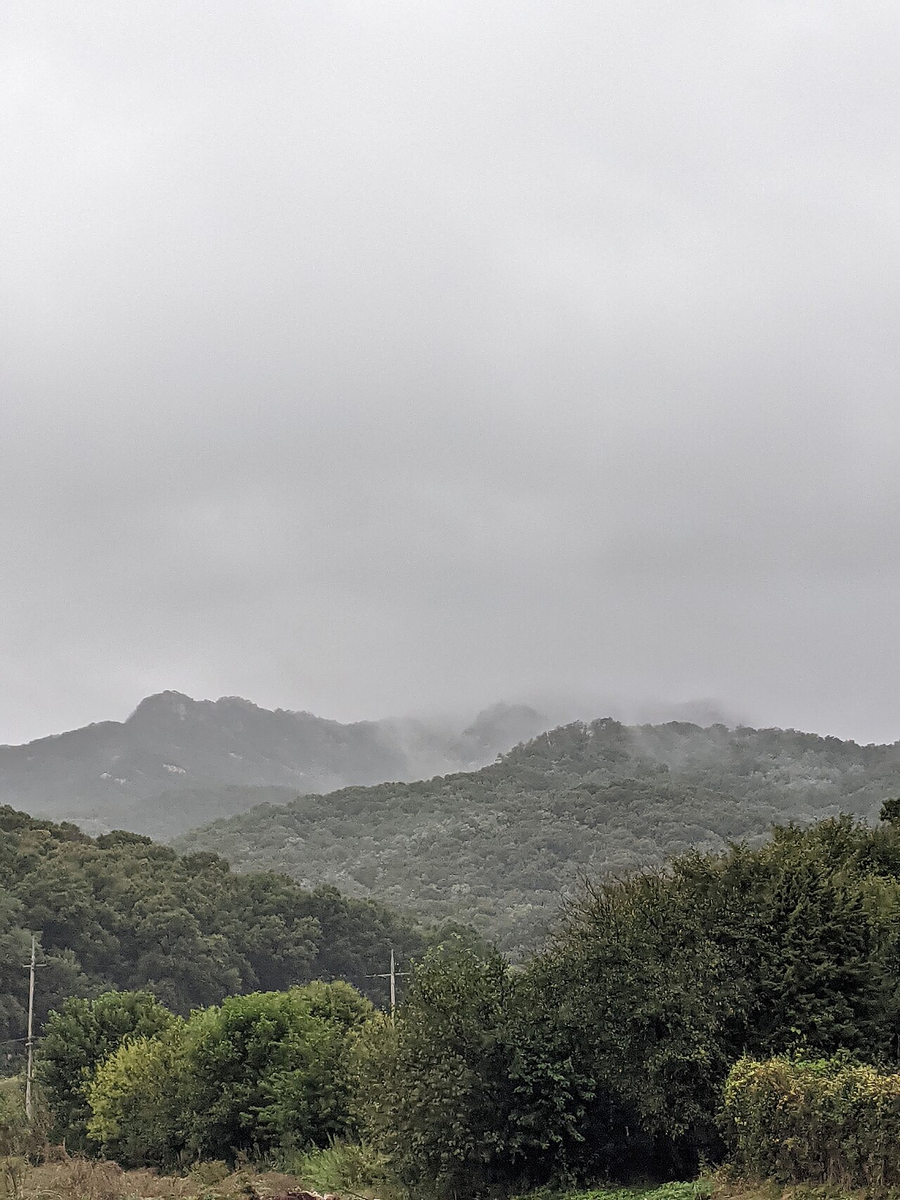 관악산 풍경